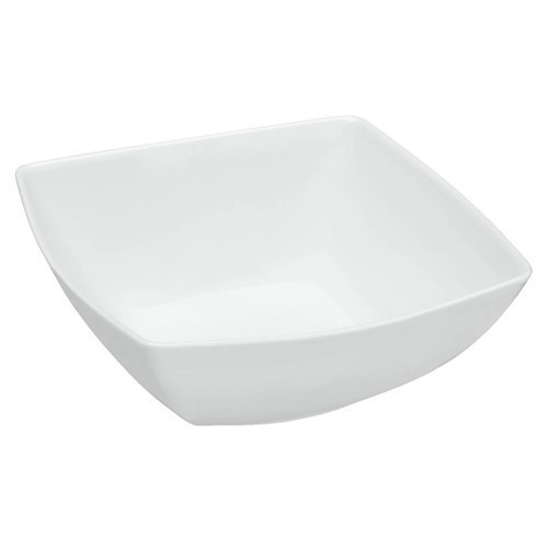 ENSALADERA WURKO CUBIC CUADRADA BLANCA 20CMS